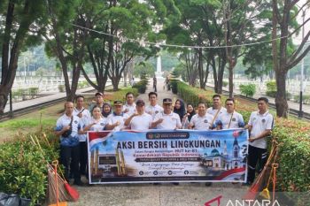 Isi Kemerdekaan dengan aksi nyata, Lapas Pekanbaru ikuti aksi bersih serentak Kanwil Ditjenpas Riau