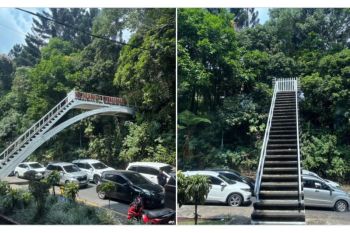Terungkap tangga di Puncak ternyata menuju vila bersejarah Soekarno