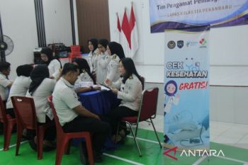 Wujudkan jajaran sehat dan produktif, Lapas Pekanbaru gelar CKG