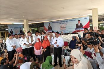 Mentan sebut penyaluran beras bentuk perhatian pemerintah