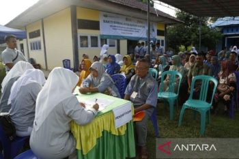 Perkuat akses layanan kesehatan di Jambi, 600 warga ikuti pemeriksaan gratis