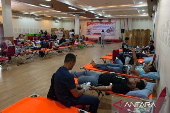 Sambut HUT ke-81 Kemerdekaan RI, Inalum menggelar aksi donor darah