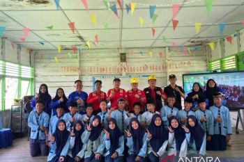 SBA Wood Industries edukasi pencegahan karhutla bagi pelajar di OKI