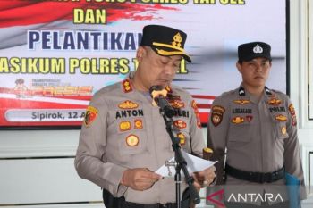 Kapolres Tapsel tekankan amanah jabatan dan pelayanan terbaik