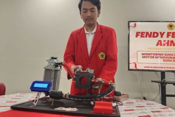 Mahasiswa Untag kembangkan deteksi dini "overheat" motor berbasis IoT