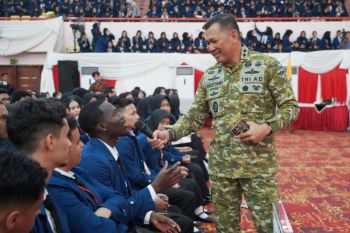 Pangdam XXI/Radin Inten ingatkan mahasiswa tak mudah terprovokasi berita bohong