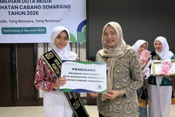 Siswi SMAN 6 Semarang jadi Duta Muda BPJS Kesehatan Cabang Semarang Tahun 2026