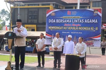 Polres Penajam gelar doa lintas agama sambut HUT Ke-81 RI
