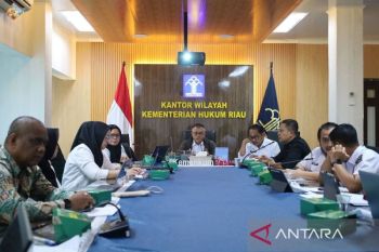 Kemenkum Riau Harmonisasi tujuh Rancangan Regulasi, dorong produk Hukum Indragiri Hilir lebih berkualitas