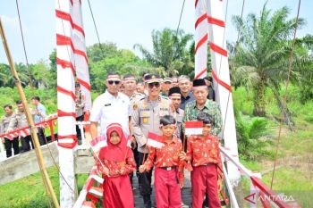 Jembatan Merah Putih Presisi di Jambi ikut diresmikan Presiden
