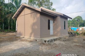 Empat huntap percontohan bagi korban bencana di Agam selesai dibangun