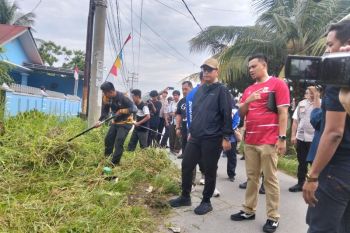 Pemkot Medan semarakan HUT ke-81 RI lewat gotong royong massal