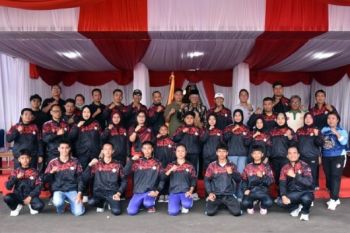 Wabup Kobar beri semangat atlet wakili Kalteng di O2SN tingkat nasional