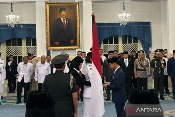 VP inaugurates 76 Paskibraka members for Independence Day anniversary