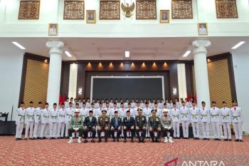 54 Paskibraka Kota Bukittinggi 2026 dikukuhkan