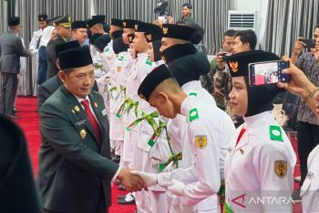 45 Paskibraka HST siap jalankan tugas upacara HUT ke-81 RI