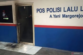 Terkait pelemparan diduga molotov, Polda Jatim amankan seorang pria