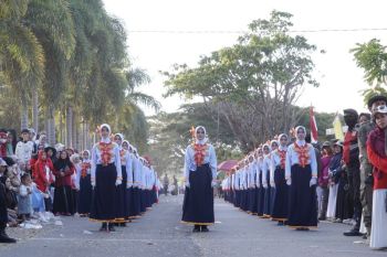 Karnaval TK dan PAUD semarakkan HUT ke-81 RI di Luwu