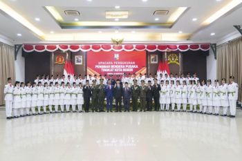 Adityawarman Adil hadiri pengukuhan 54 Paskibraka Kota Bogor
