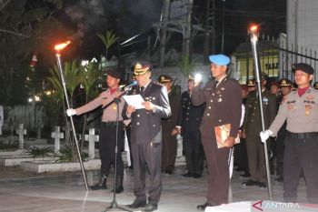 Kapolres Tanjungbalai inspektur apel renungan suci, Welman : Lanjutkan perjuangan lewat pengabdian