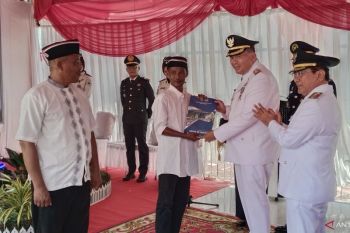 Seorang warga binaan Lapas Pariaman bebas pada remisi kemerdekaan