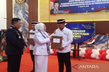 Sebanyak 464 WBP Lapas di Kobar terima remisi pada moment HUT RI ke-81