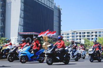 Asmo Sulsel gelar Convoy Merdeka semarakkan HUT ke-81 RI di Makassar