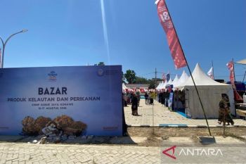 KKP libatkan UMKM Perikanan di Bazar Produk Kelautan KNMP Konawe