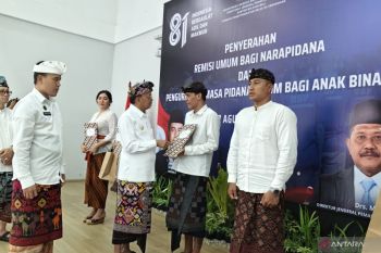 Sebanyak 64 WNA di Bali dapat remisi HUT Ke-81 RI