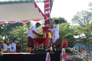 Bupati Sedana Arta pimpin Upacara HUT ke-81 RI di Bangli
