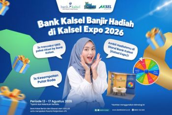 Bank Kalsel semarakkan ajang Kalsel Expo 2026 dengan permainan roda impian