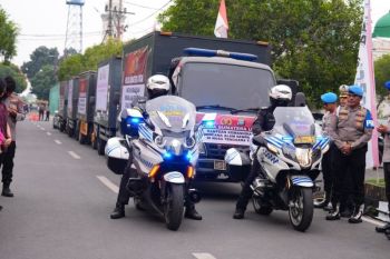 North Sumatra Police sends 25 tons of aid to NTT earthquake victims