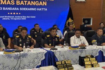 Bea Cukai gagalkan ekspor 22 kg emas batangan di Bandara Soetta