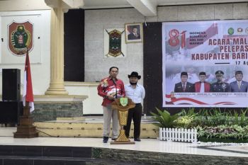 Bupati minta Paskibraka Bartim bawa semangat kemerdekaan dalam kehidupan