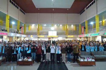 Dirut Bank Sumsel Babel beri motivasi kepemimpinan ke mahasiswa baru Unsri