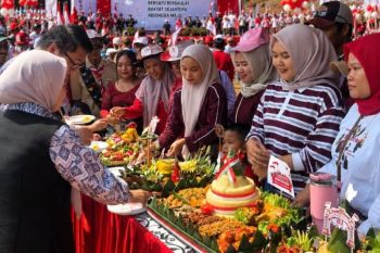 Lomba Tumpeng Merdeka di Pabuaran Bogor