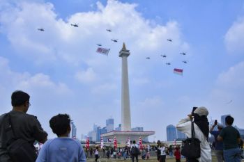 Nusantara Flight dan Dynamic Pegasus Hiasi Langit Jakarta pada HUT ke-81 RI