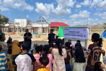 Kemensos beri dukungan psikososial anak terdampak bencana di Nagekeo
