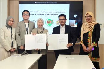ARC USK-Paragon kolaborasi riset nilam kristal untuk natural kosmetika