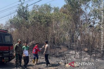Tim gabungan Bangka Barat berhasil padamkan kebakaran lahan Paitjaya
