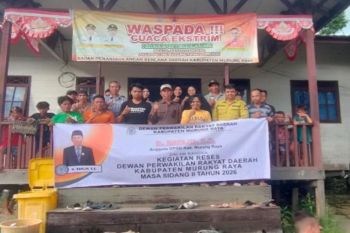 Legislator Murung Raya ini soroti jalan dan jembatan penghubung DAS Tuhup saat reses