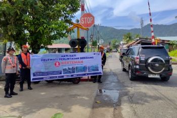 KAI Divre II Sumbar perkuat upaya preventif cegah kecelakaan di perlintasan sebidang