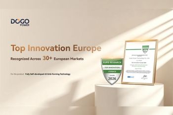 DoGo Power Wins EUPD Research's 2026 Top Innovation Award in Europe