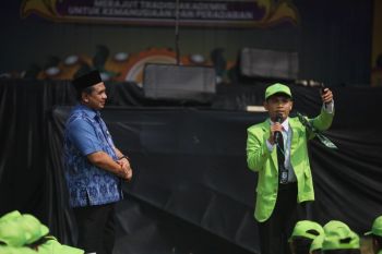 Wagub Jateng Taj Yasin Maimoen buka-bukaan rencana pembangunan tanggul laut Jateng di depan 4.623 mahasiswa baru UIN Walisongo