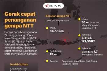 Gerak cepat penanganan gempa NTT