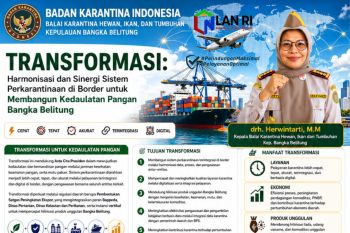 Transformasi bangun kedaulatan pangan Babel