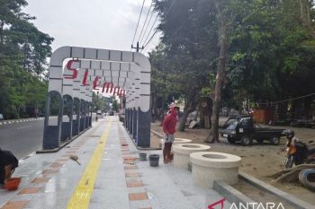 DLH Sleman merevitalisasi pedestrian gunakan bahan limbah daur ulang