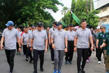 Pangdam XXI sebut gerak jalan sehat jadi wadah bangun semangat persatuan
