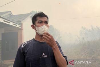 Karhutla paksa warga sekitar Syamsudin Noor mengungsi