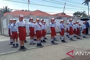 SDN Wasian raih juara 1 Lomba Gerak Jalan HUT ke-81 RI